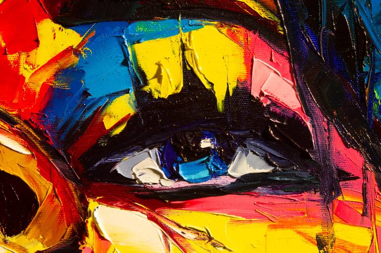 Original Expressionism Love Painting by Lana Frey