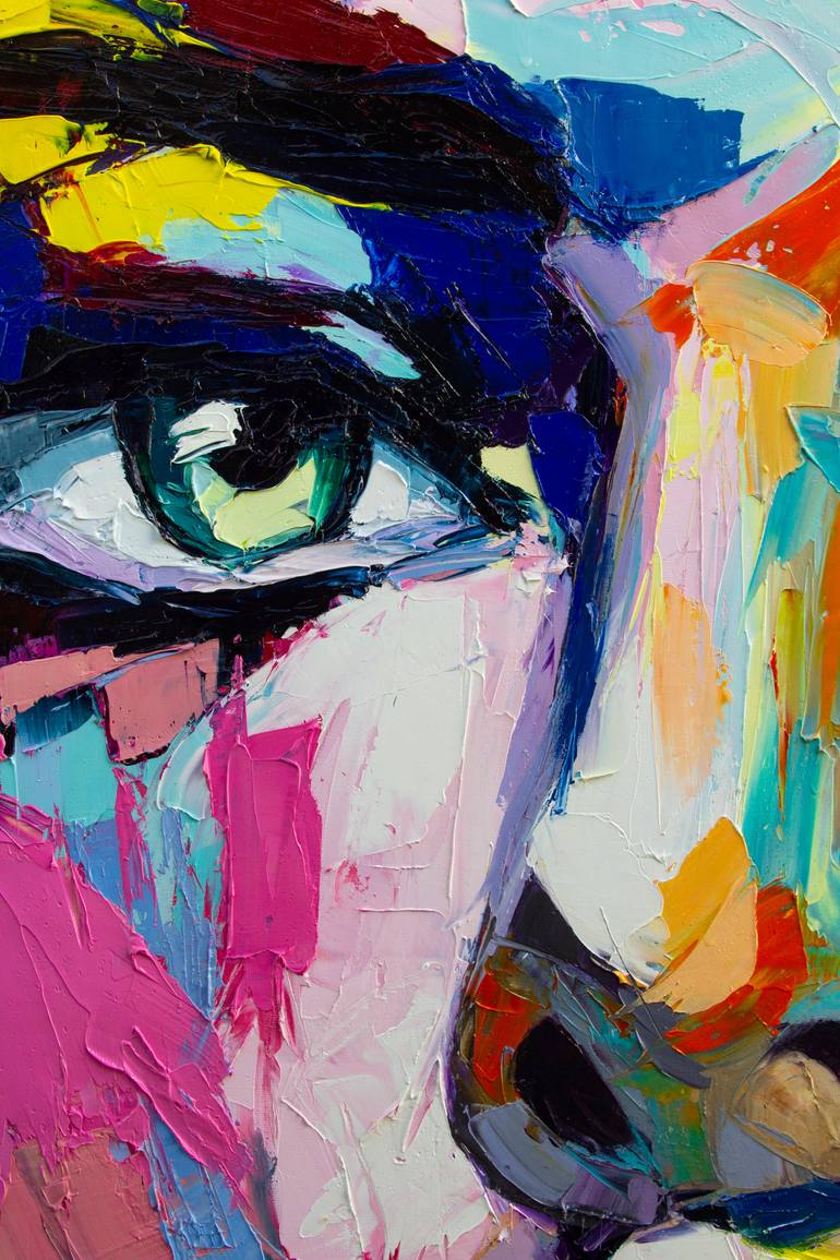Original Expressionism Women Painting by Lana Frey