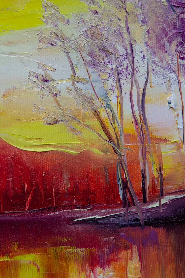 Original Impressionism Landscape Painting by Lana Frey