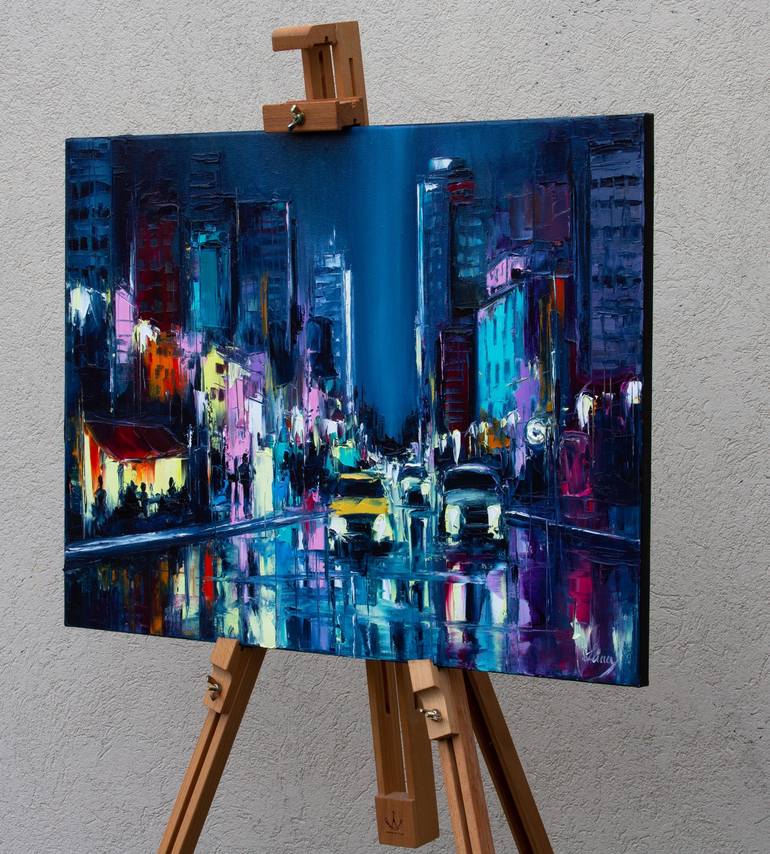 Original Impressionism Cities Painting by Lana Frey