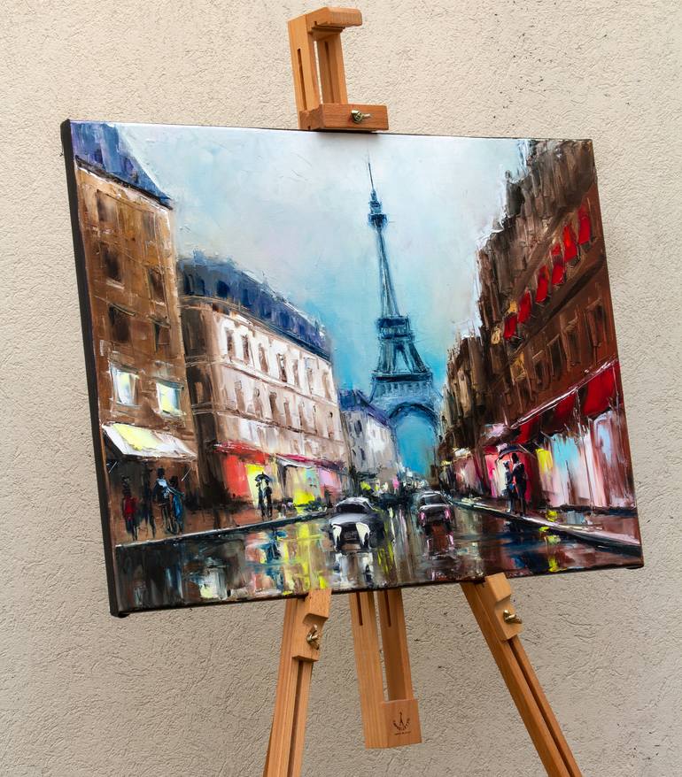 Original Impressionism Cities Painting by Lana Frey