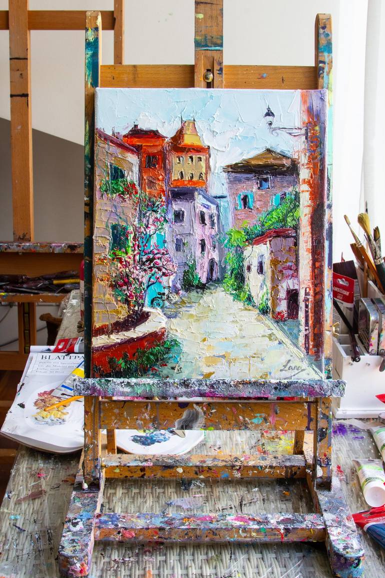 Original Impressionism Cities Painting by Lana Frey