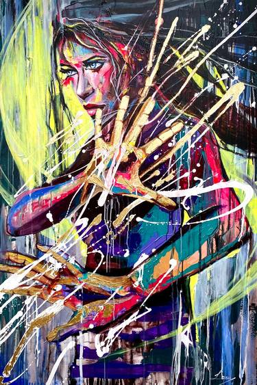 Original Abstract People Paintings by Lana Frey