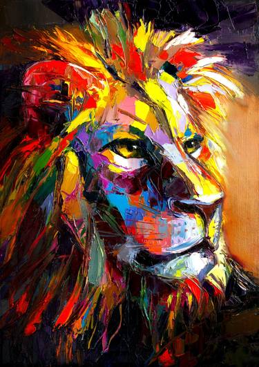 Print of Pop Art Animal Paintings by Lana Frey