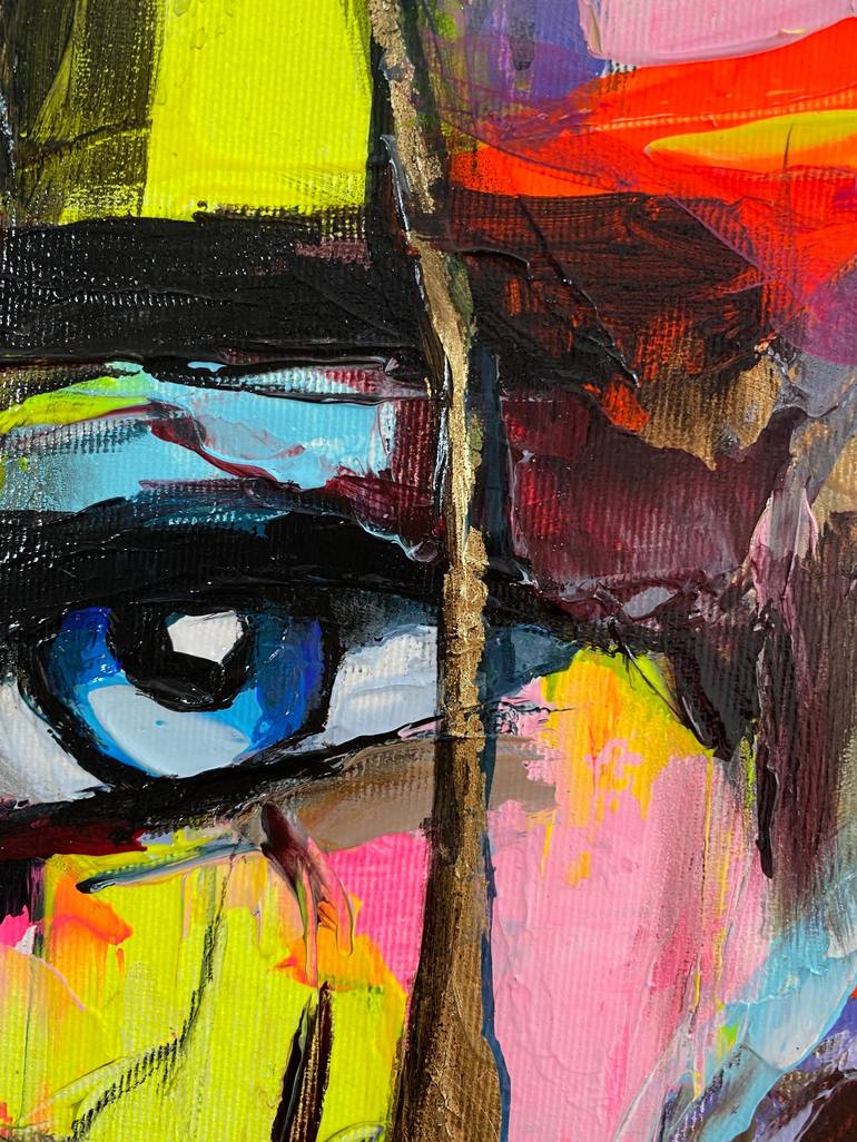 Original Pop Art Women Painting by Lana Frey