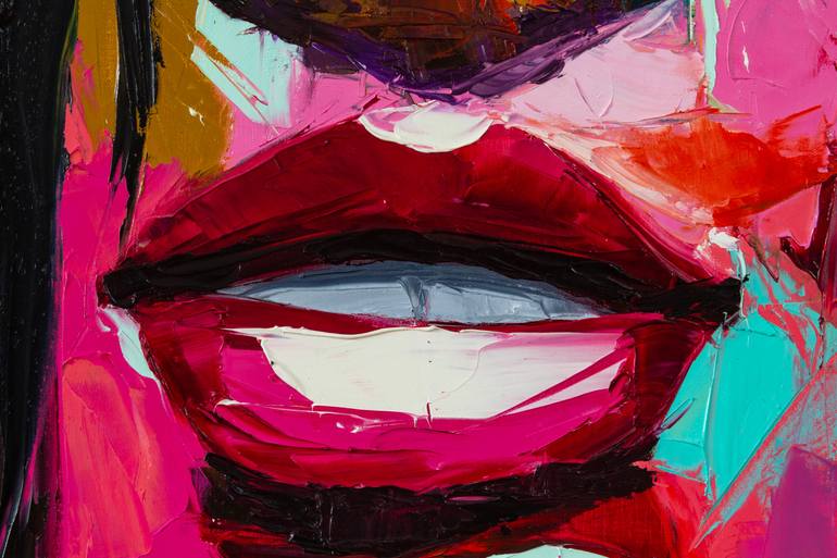 Original Portraiture People Painting by Lana Frey
