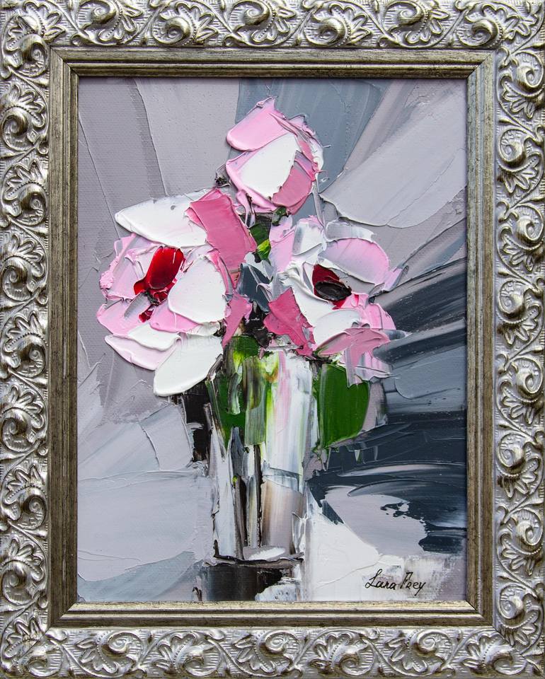 Original Impressionism Floral Painting by Lana Frey