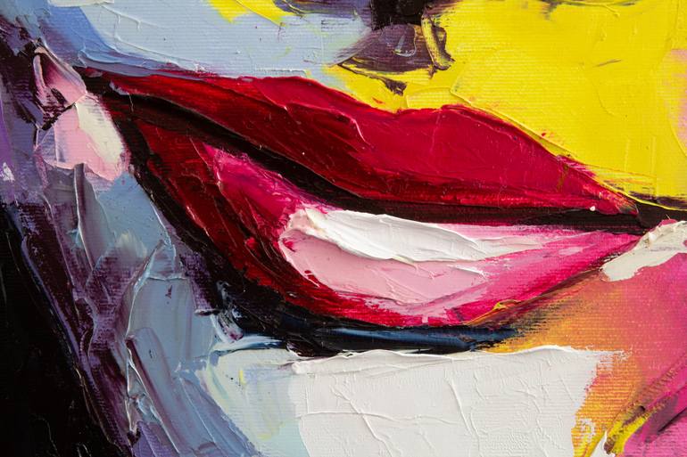 Original Expressionism People Painting by Lana Frey