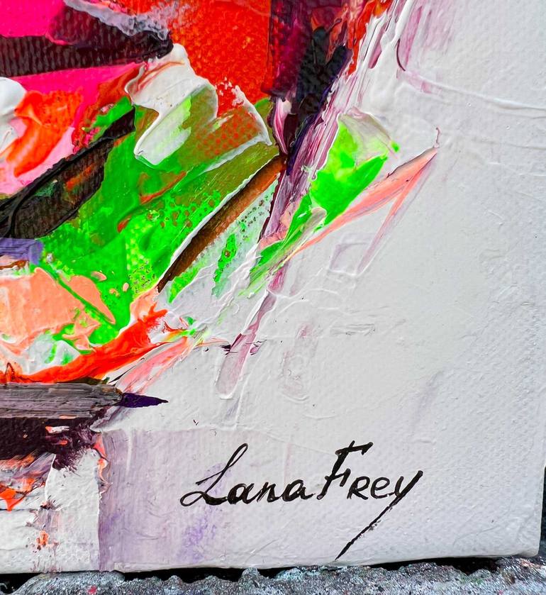 Original Pop Art People Painting by Lana Frey