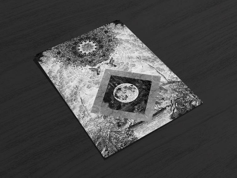 Original Black & White Nature Printmaking by Ladislav Hubert
