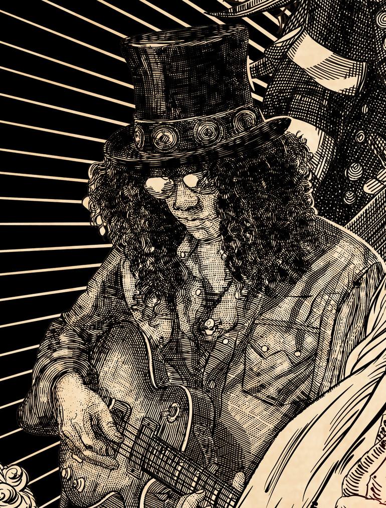 Original Figurative Pop Culture/Celebrity Printmaking by Ladislav Hubert