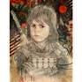 The Look of the Samurai print by hubert Fine Art