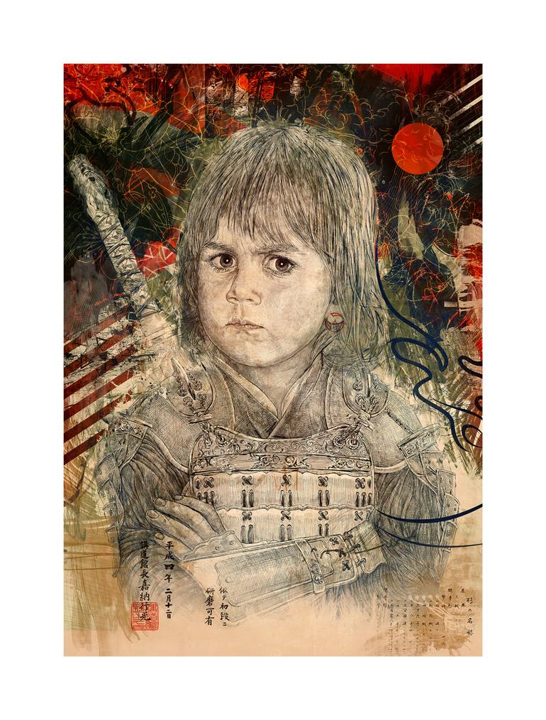 Original Children Printmaking by Ladislav Hubert