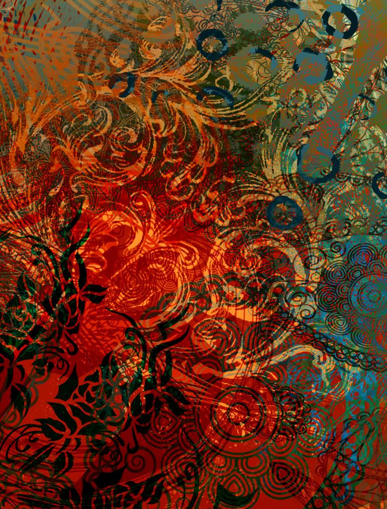 Original Illustration Women Digital by Ladislav Hubert