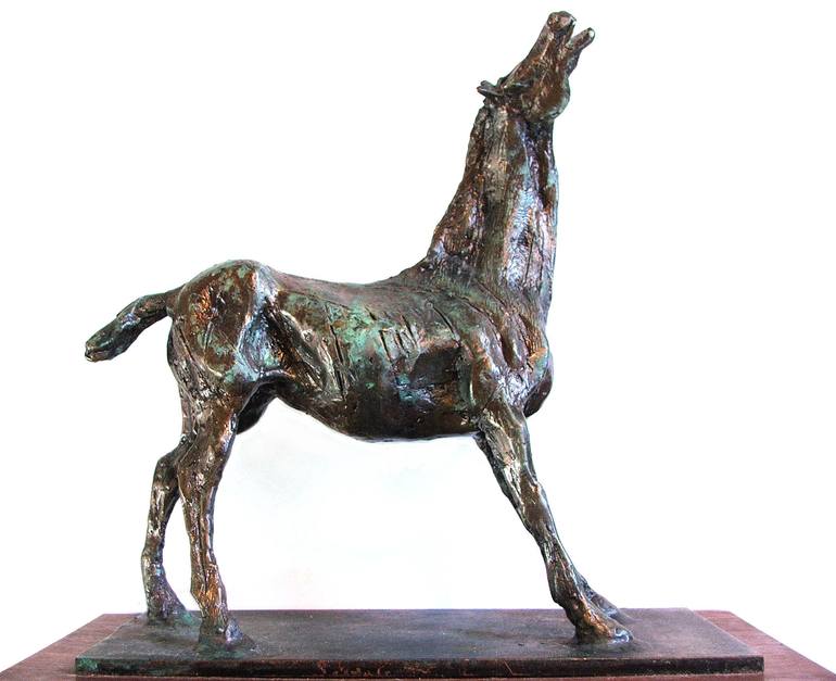 Print of Fine Art Horse Sculpture by Robert C Hitchcock
