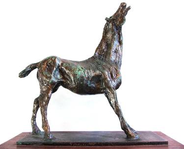 Print of Fine Art Horse Sculpture by Robert C Hitchcock