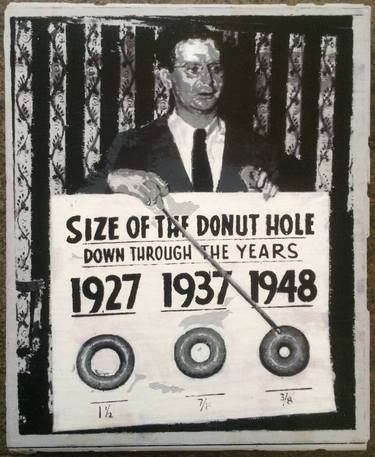 size of the donut hole thumb