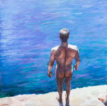 Original Figurative Men Paintings by Nicholas Stedman