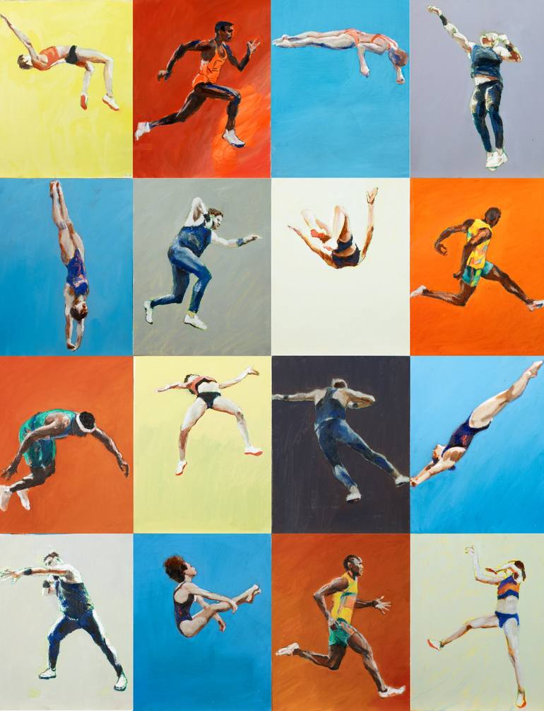 Print of Sport Painting by Nicholas Stedman