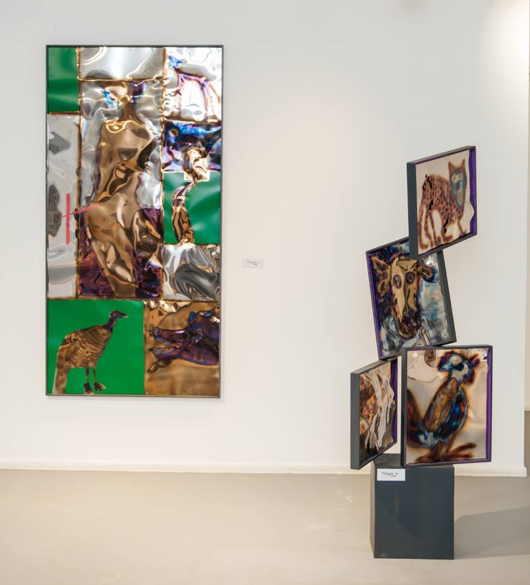 Original Minimalism Abstract Sculpture by Petro Hrytsiuk