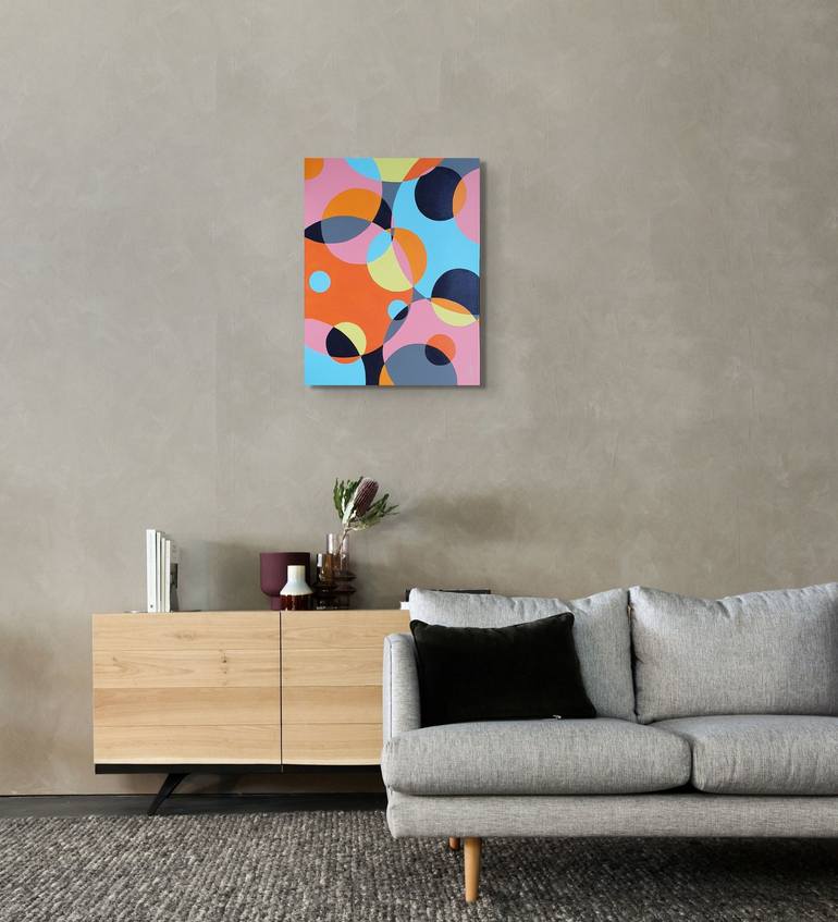 Original Contemporary Abstract Painting by Herstein Art