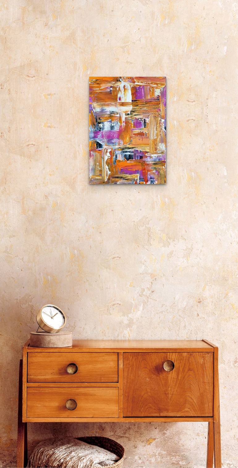 Original Contemporary Abstract Painting by Herstein Art