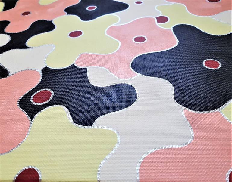 Original Abstract Floral Painting by Tania Os