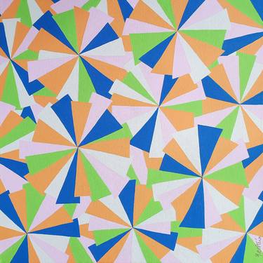 Original Geometric Paintings by Herstein Art