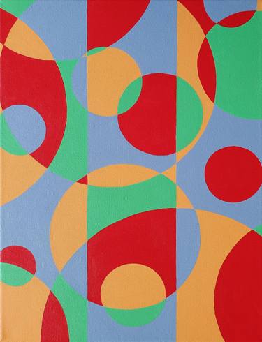 Original Geometric Paintings by Herstein Art