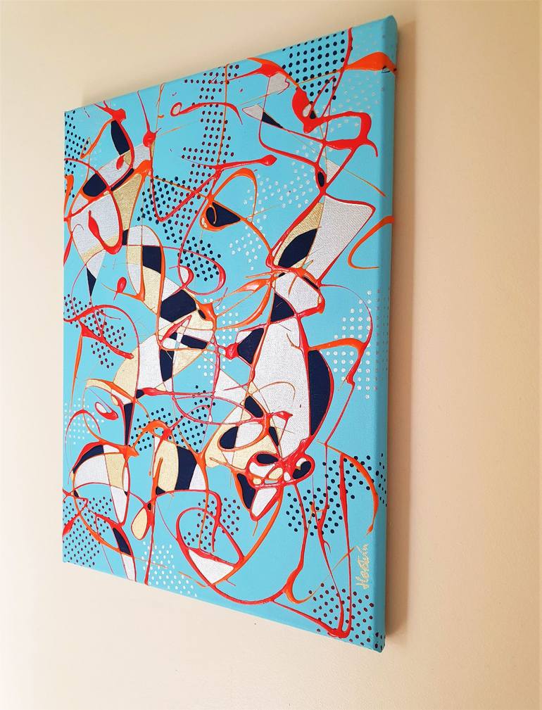 Original Contemporary Abstract Painting by Tania Os