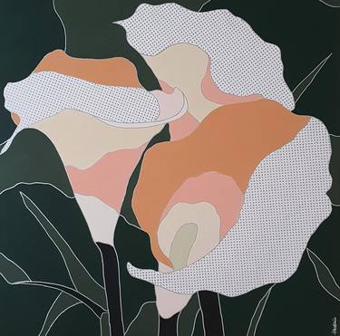 Original Floral Paintings by Herstein Art