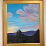 Sunset with gilded wood frame (36 x 42)
