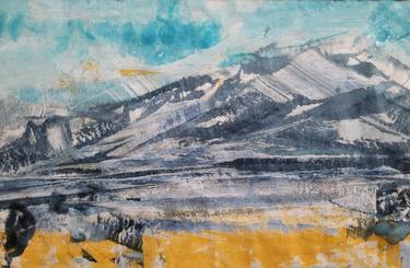 Print of Abstract Landscape Printmaking by Kim Roberts