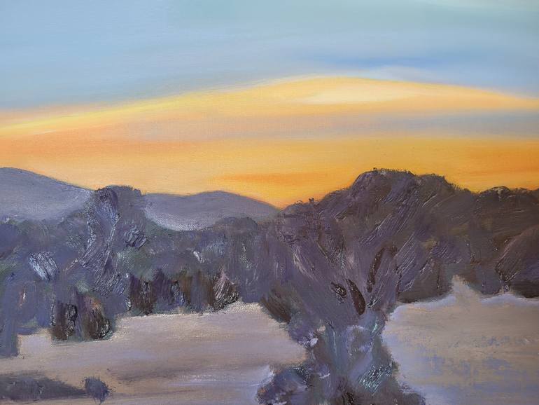 Original Abstract Expressionism Landscape Painting by Kim Roberts
