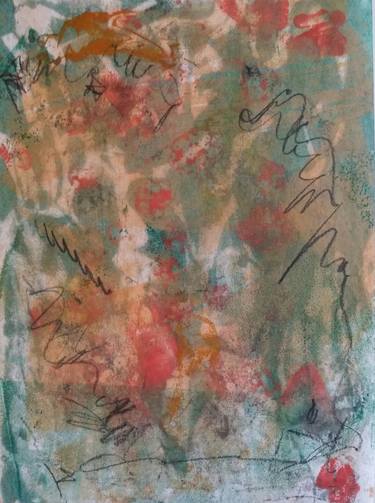 Original Impressionism Abstract Printmaking by Kim Roberts