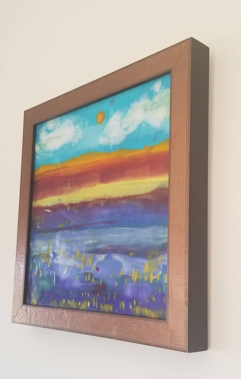 Original Abstract Landscape Painting by Kim Roberts