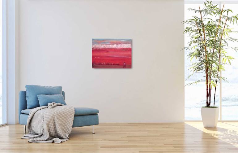 Original Abstract Expressionism Landscape Painting by Kim Roberts