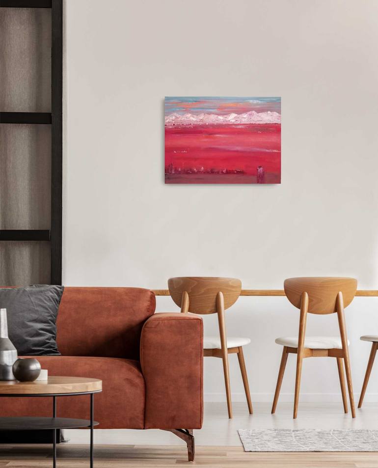 Original Abstract Expressionism Landscape Painting by Kim Roberts