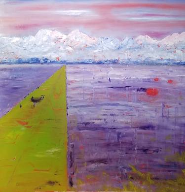 Original Abstract Landscape Paintings by Kim Roberts
