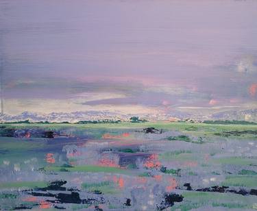 Original Abstract Expressionism Landscape Paintings by Kim Roberts
