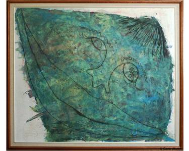 Original Abstract Expressionism Abstract Painting by Carlo Alacchi