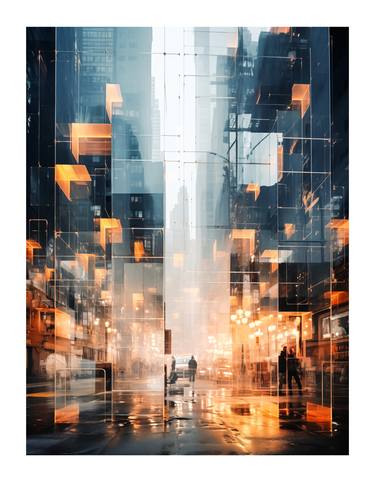 Original Abstract Cities Photography by YVONN ZUBAK