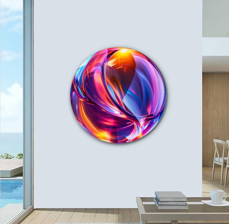 Original Abstract Geometric Sculpture by Yvonn Zubak