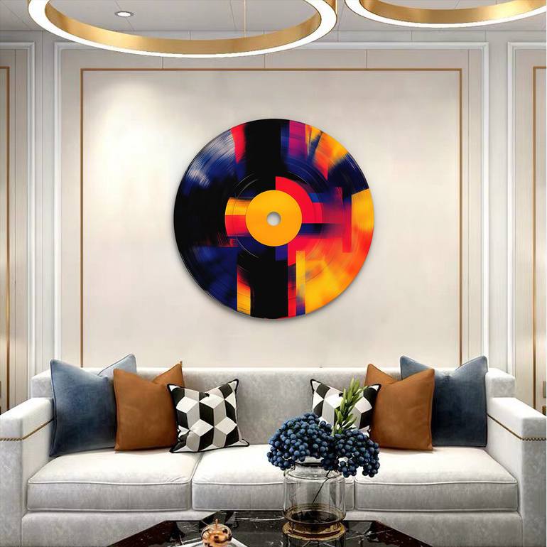 Original Abstract Geometric Sculpture by Yvonn Zubak