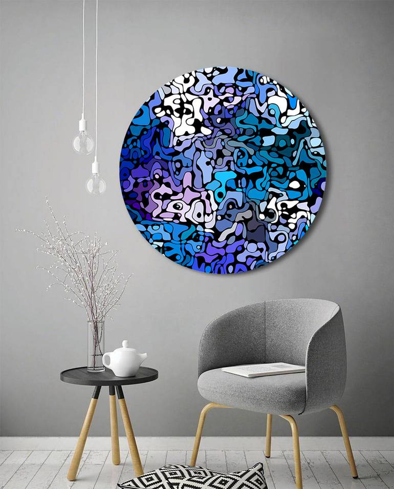 Original Modern Abstract Digital by YVONN ZUBAK