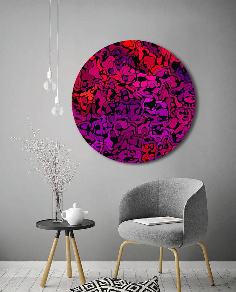 Original Modern Abstract Digital by YVONN ZUBAK