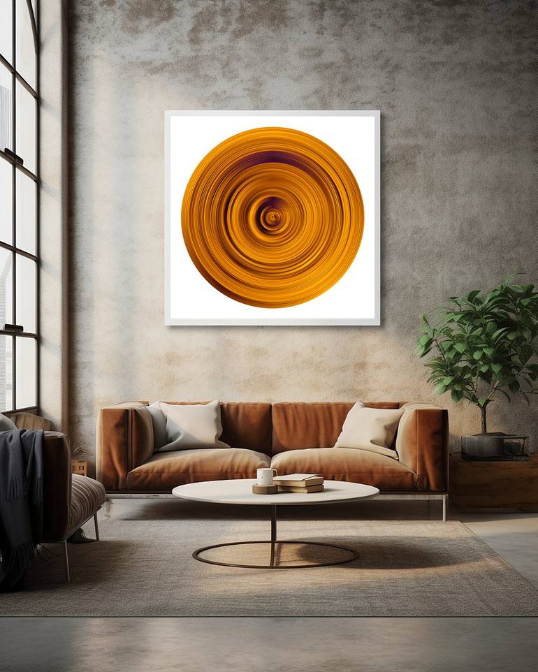 Original Abstract Geometric Digital by YVONN ZUBAK