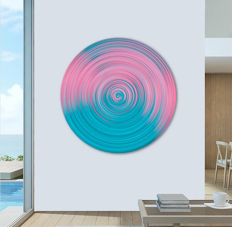 Original Abstract Geometric Sculpture by Yvonn Zubak