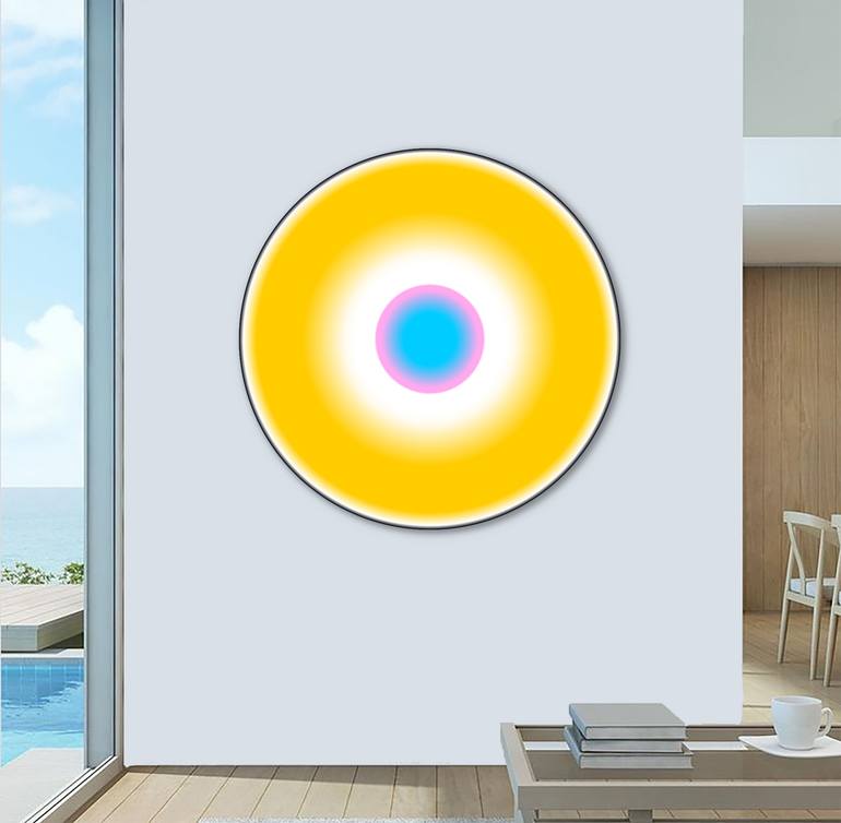 Original Abstract Geometric Sculpture by Yvonn Zubak