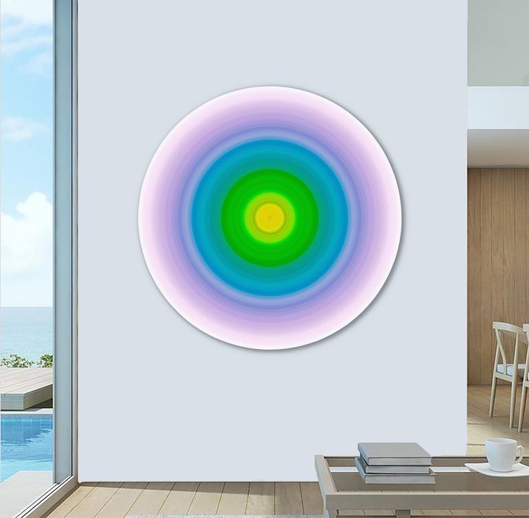 Original Abstract Geometric Sculpture by Yvonn Zubak